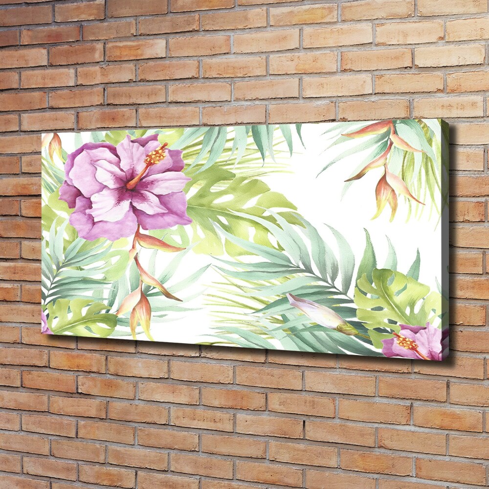 Tableau photo sur toile Les fleurs hawaïennes