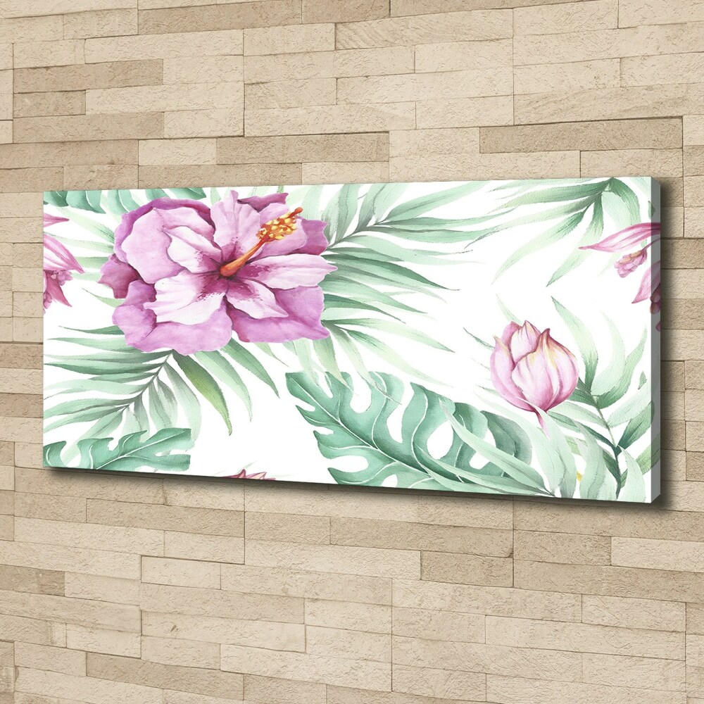 Tableau mural sur toile Les fleurs hawaïennes