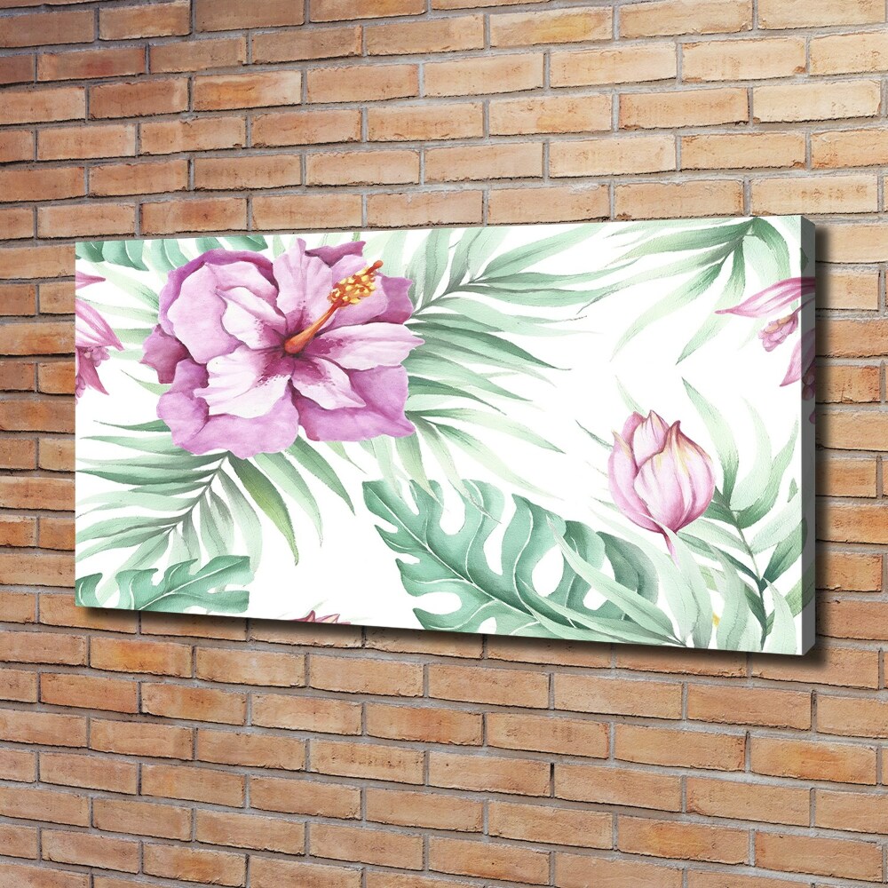 Tableau mural sur toile Les fleurs hawaïennes