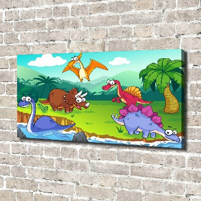 Tableau imprimé sur toile Dinosaures