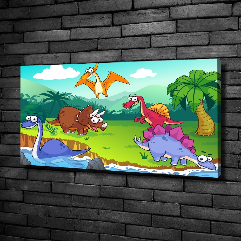 Tableau imprimé sur toile Dinosaures