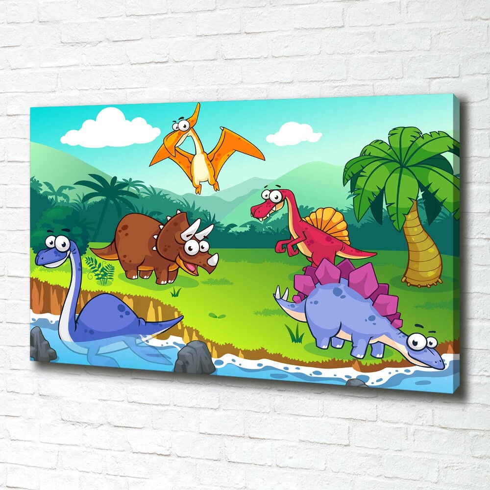 Tableau imprimé sur toile Dinosaures