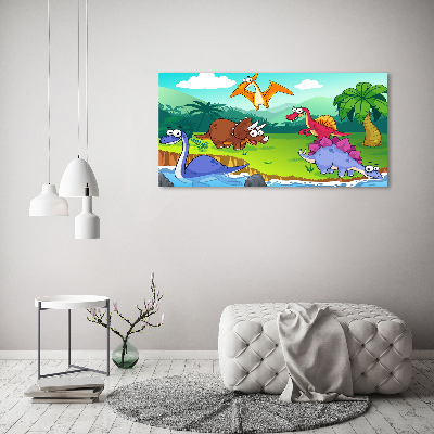 Tableau imprimé sur toile Dinosaures