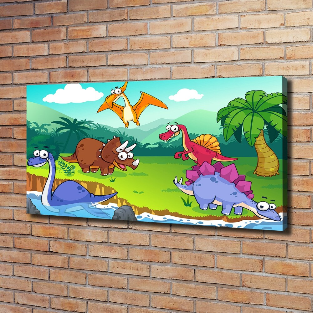 Tableau imprimé sur toile Dinosaures