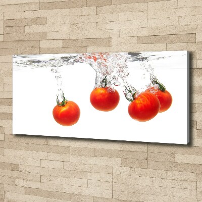 Tableau photo sur toile Tomates sous l'eau