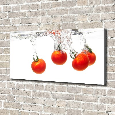 Tableau photo sur toile Tomates sous l'eau