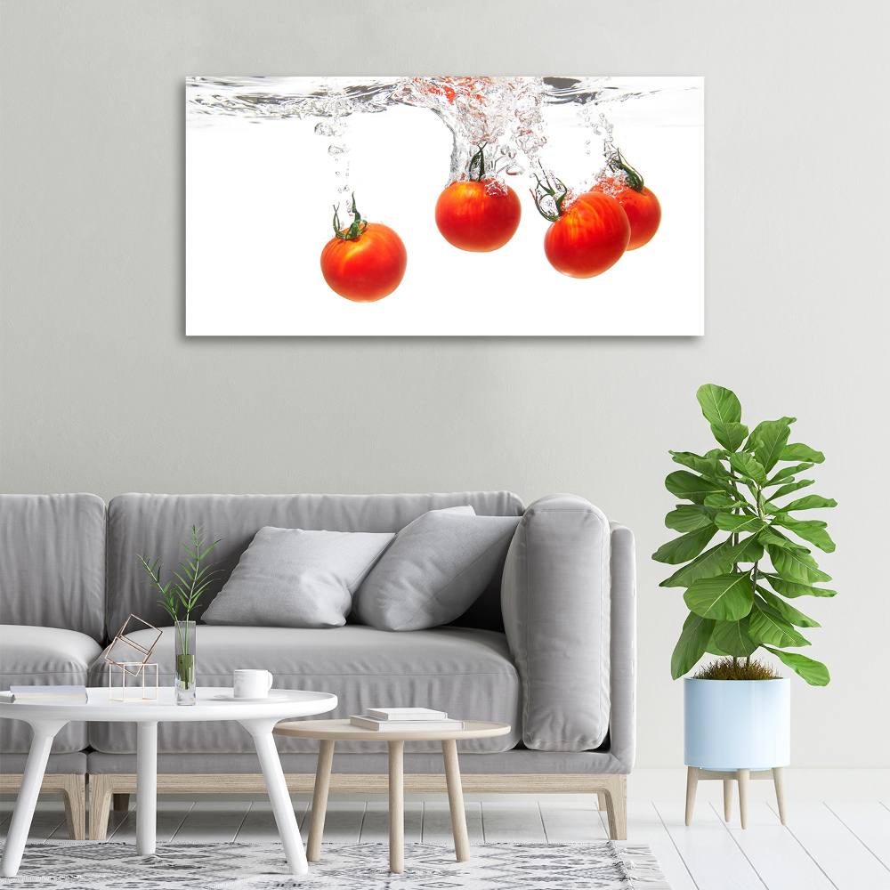 Tableau photo sur toile Tomates sous l'eau