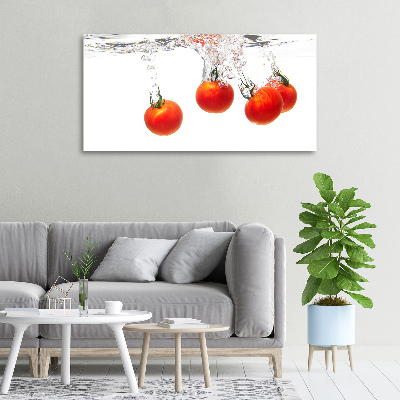 Tableau photo sur toile Tomates sous l'eau