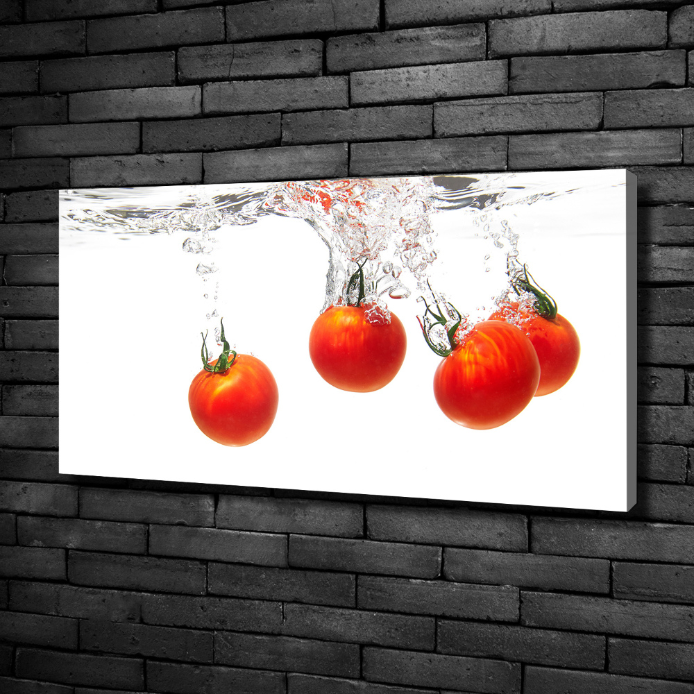 Tableau photo sur toile Tomates sous l'eau