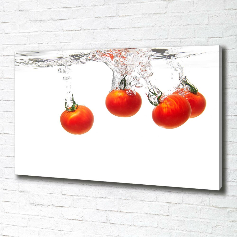 Tableau photo sur toile Tomates sous l'eau