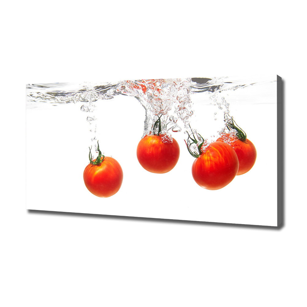 Tableau photo sur toile Tomates sous l'eau