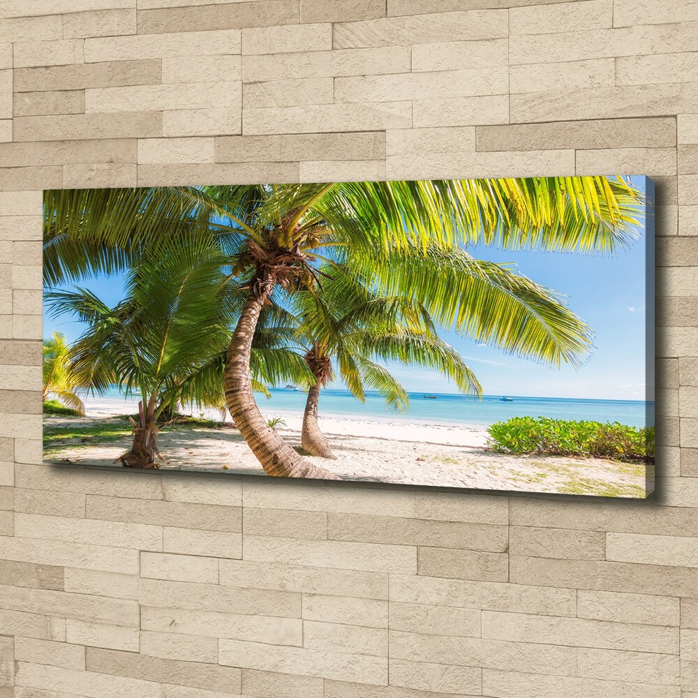 Tableau toile imprimée Plage tropicale