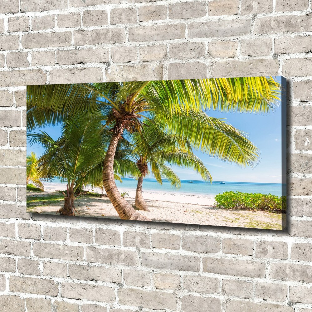 Tableau toile imprimée Plage tropicale