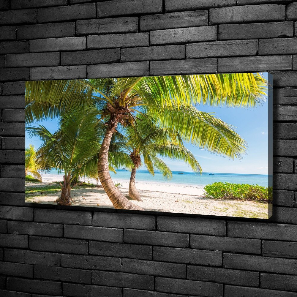 Tableau toile imprimée Plage tropicale