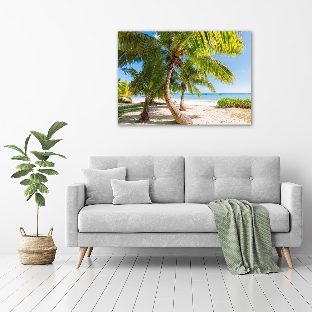 Tableau toile imprimée Plage tropicale