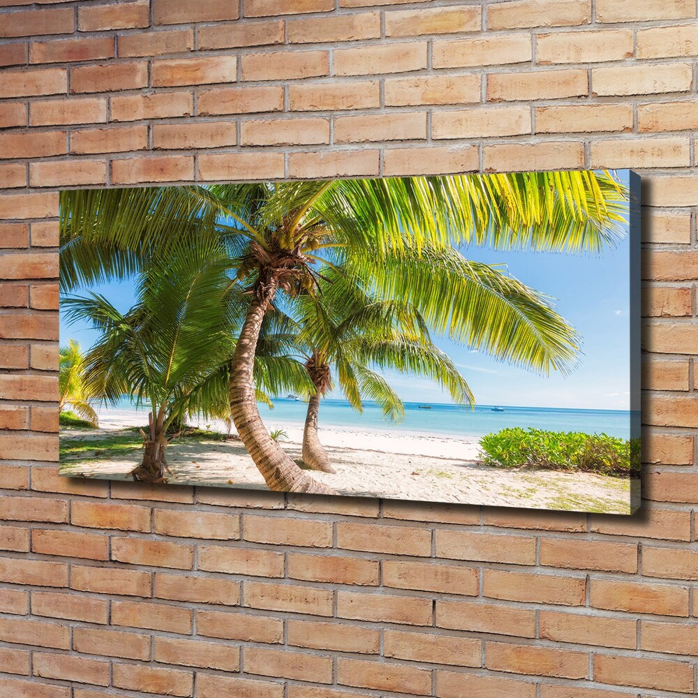 Tableau toile imprimée Plage tropicale