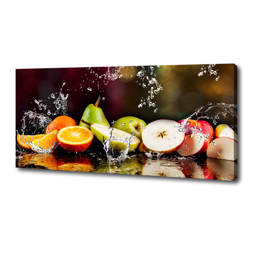 Tableau photo sur toile Fruits et eau