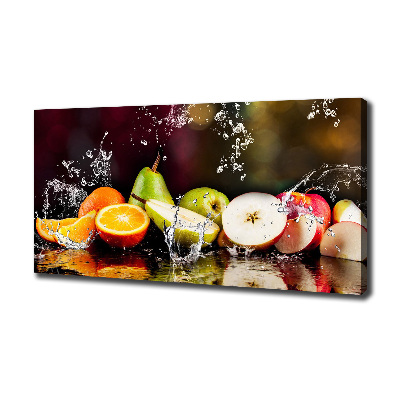 Tableau photo sur toile Fruits et eau