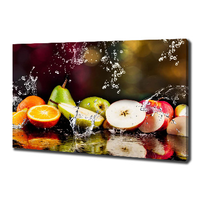 Tableau photo sur toile Fruits et eau