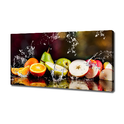 Tableau photo sur toile Fruits et eau