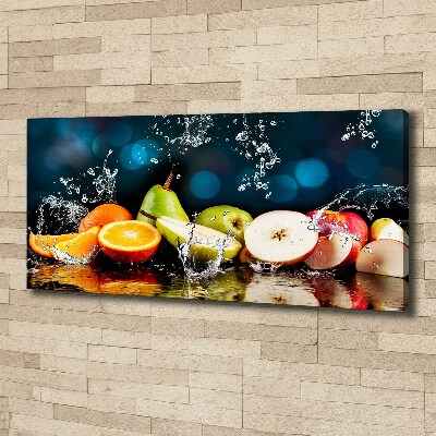 Tableau mural sur toile Fruits et eau