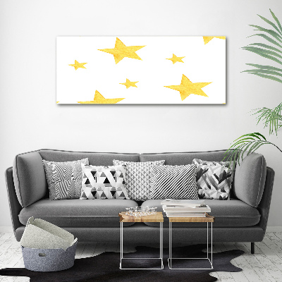 Tableau photo sur toile Étoiles jaunes