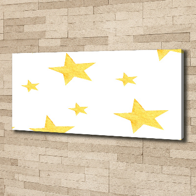 Tableau photo sur toile Étoiles jaunes