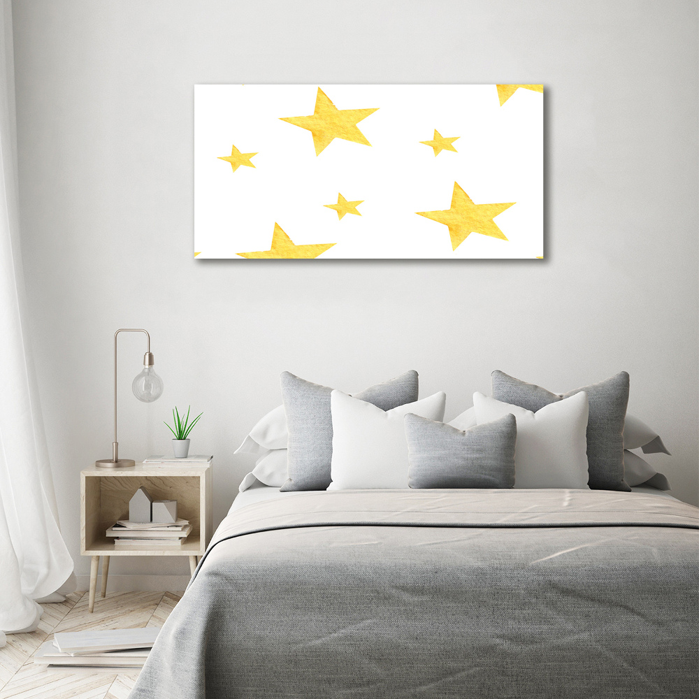 Tableau photo sur toile Étoiles jaunes