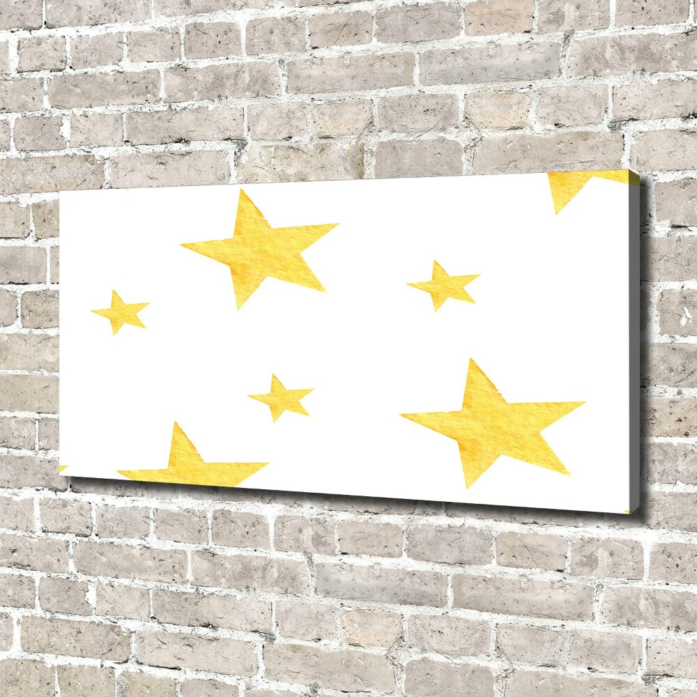 Tableau photo sur toile Étoiles jaunes