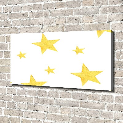 Tableau photo sur toile Étoiles jaunes