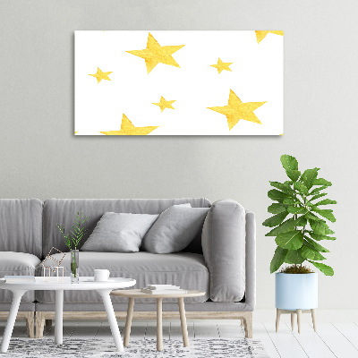 Tableau photo sur toile Étoiles jaunes