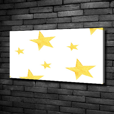 Tableau photo sur toile Étoiles jaunes