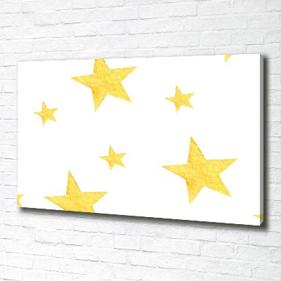 Tableau photo sur toile Étoiles jaunes