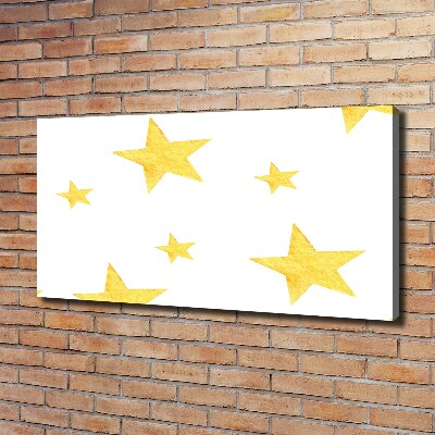 Tableau photo sur toile Étoiles jaunes