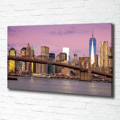 Tableau sur toile USA Manhattan