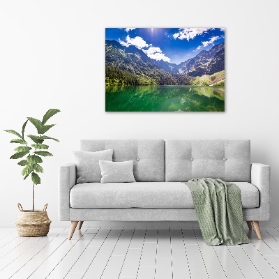 Tableau imprimé sur toile Lac Morskie Oko Tatry