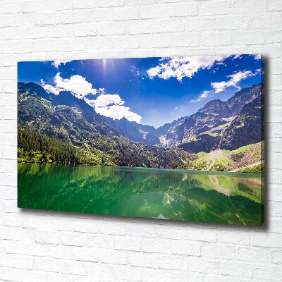 Tableau imprimé sur toile Lac Morskie Oko Tatry