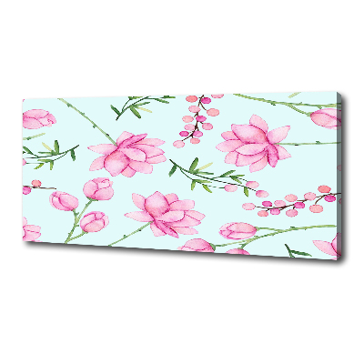 Tableau mural sur toile Fleurs et baies