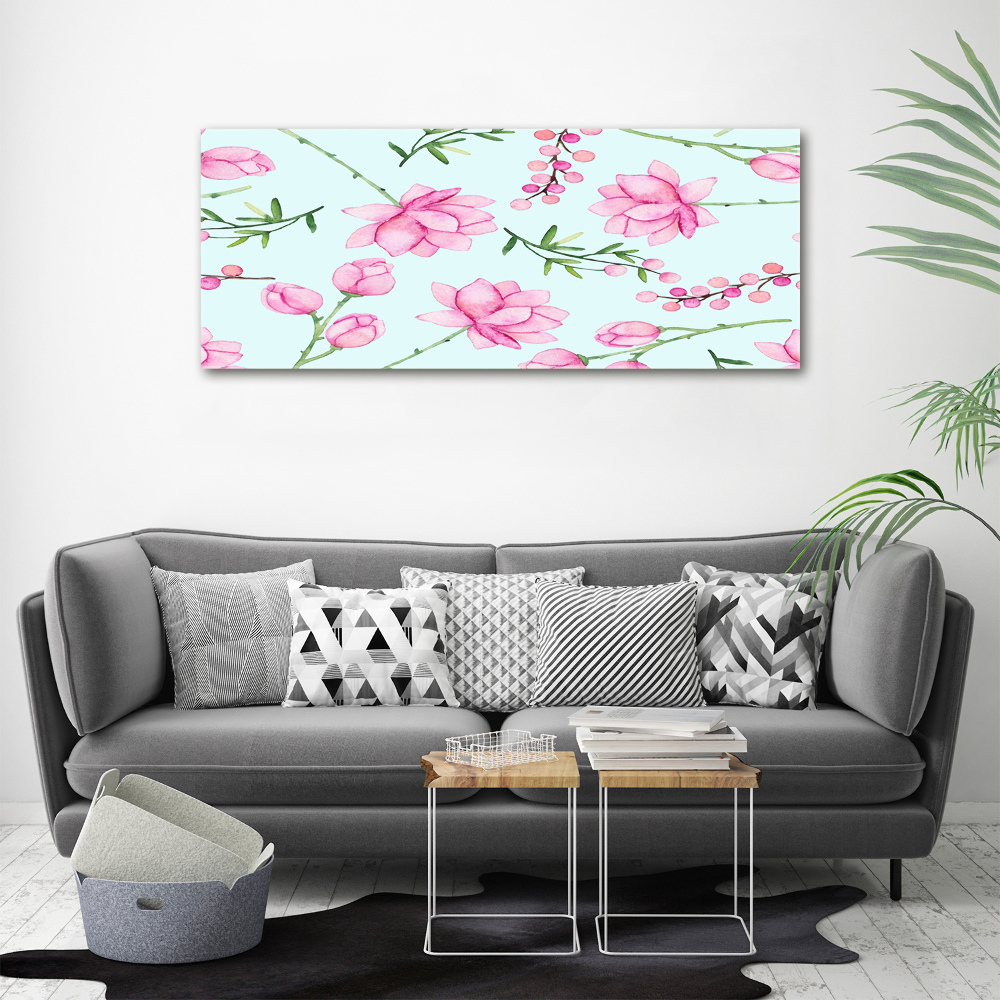 Tableau mural sur toile Fleurs et baies