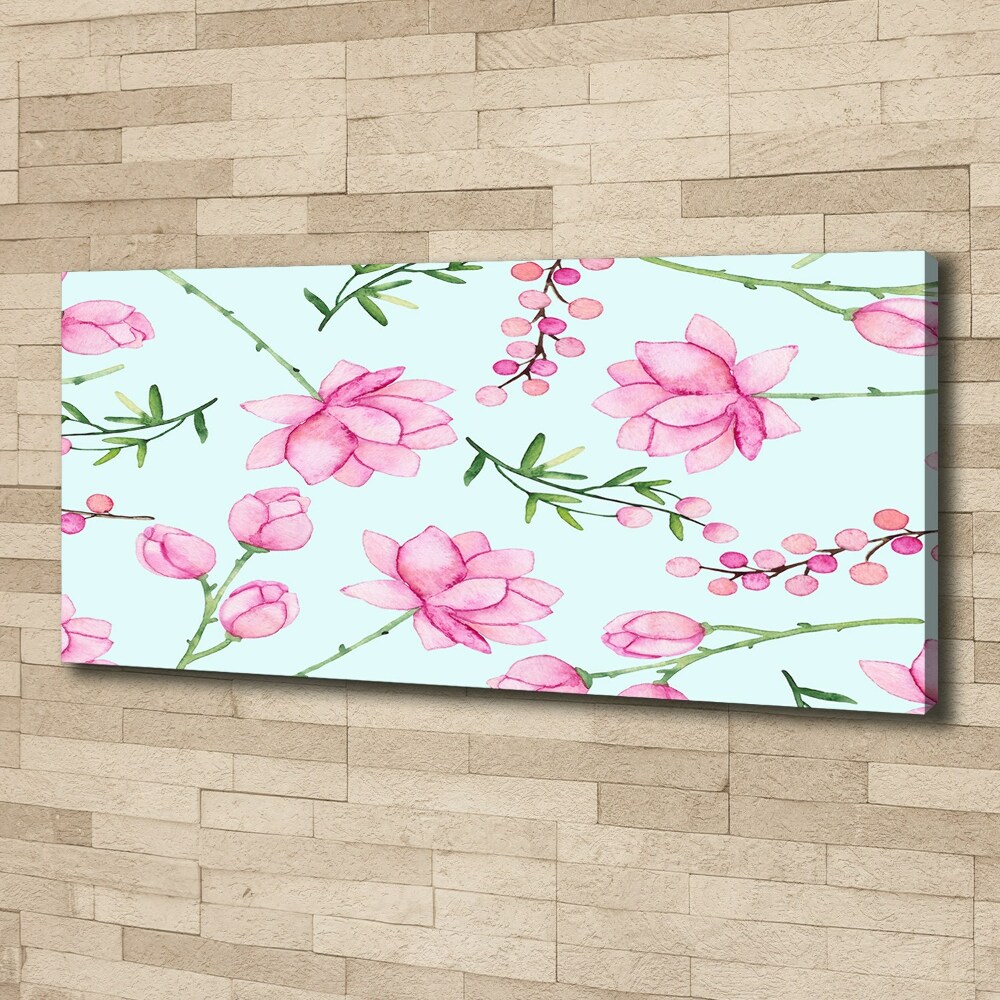 Tableau mural sur toile Fleurs et baies