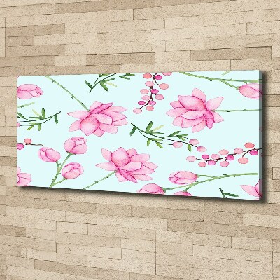 Tableau mural sur toile Fleurs et baies