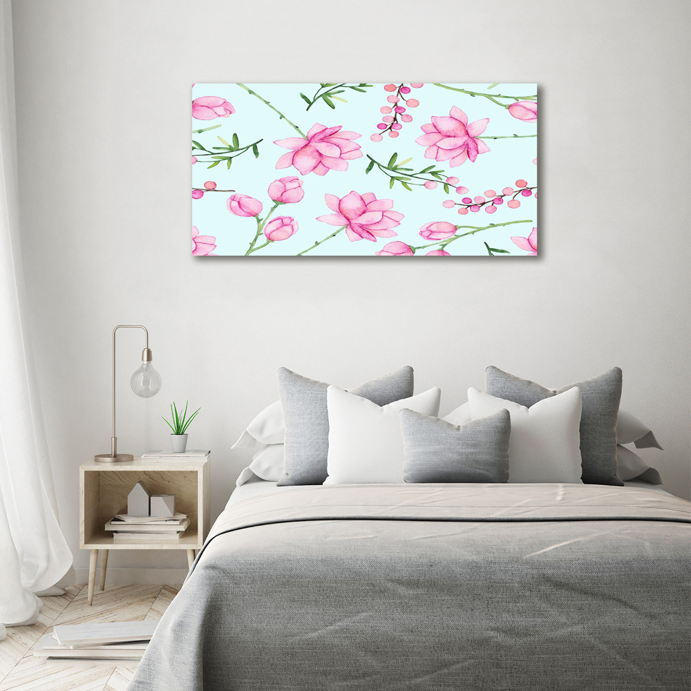 Tableau mural sur toile Fleurs et baies