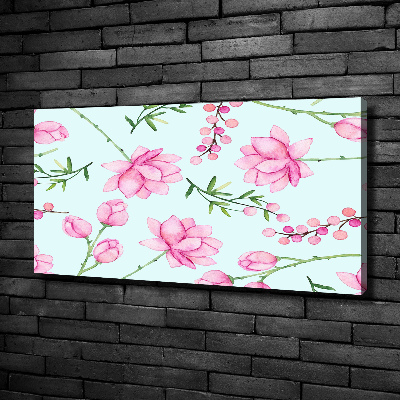 Tableau mural sur toile Fleurs et baies