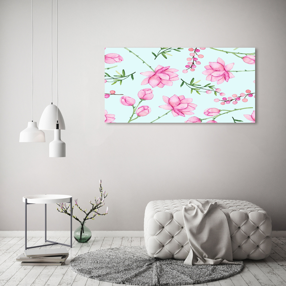 Tableau mural sur toile Fleurs et baies