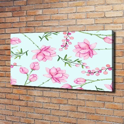 Tableau mural sur toile Fleurs et baies