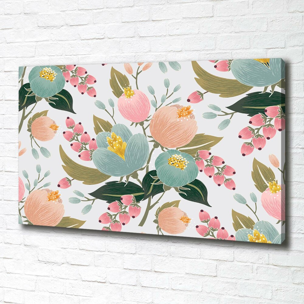 Tableau mural sur toile Fleurs de cerisier