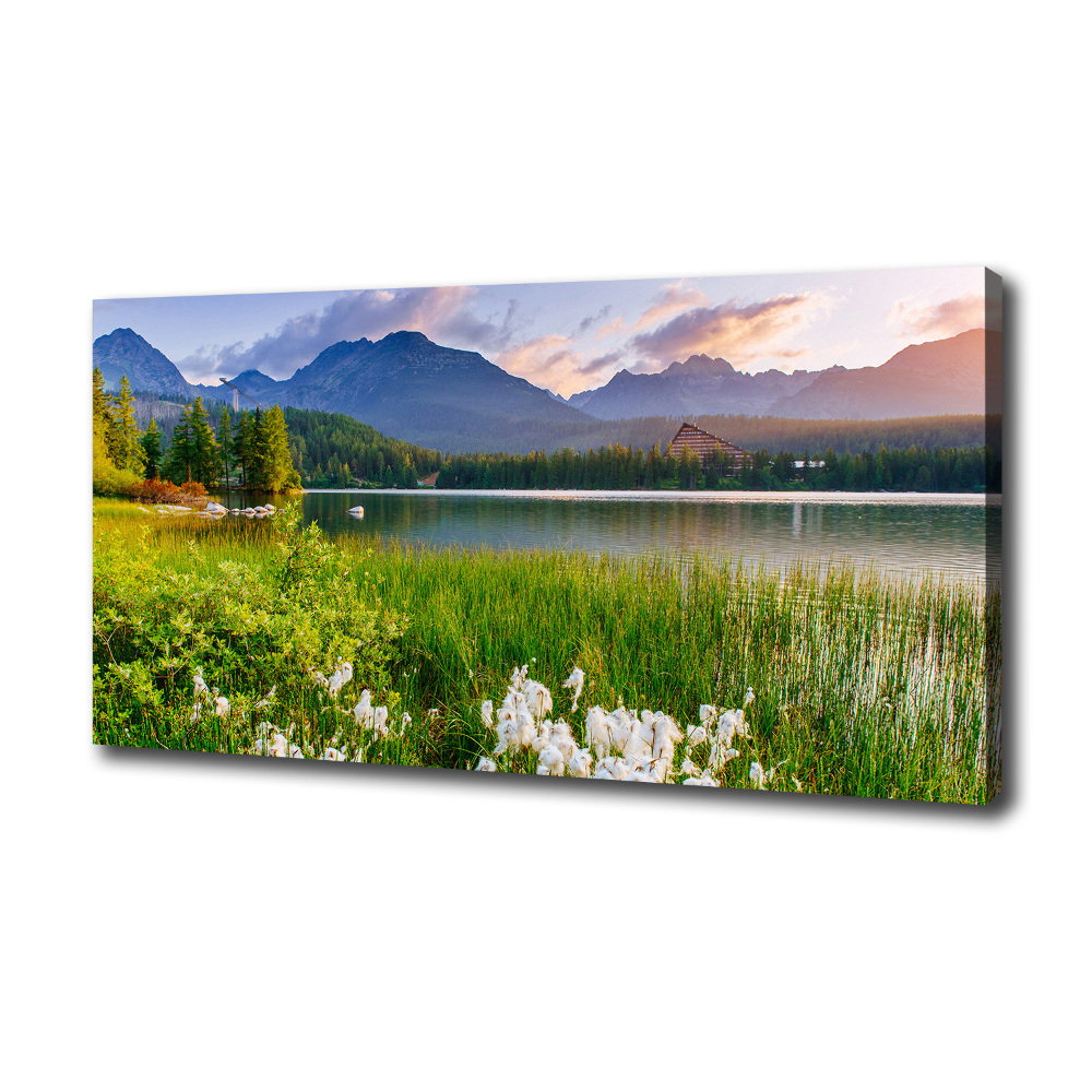 Tableau photo sur toile Lac dans les montagnes