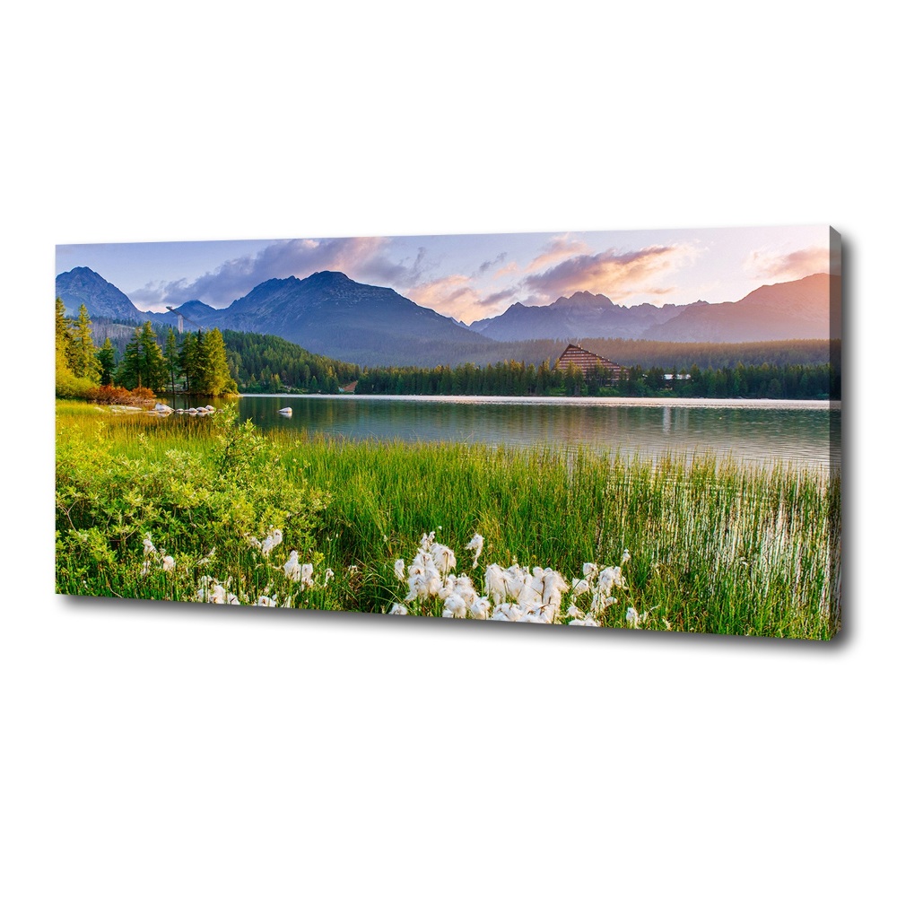 Tableau photo sur toile Lac dans les montagnes