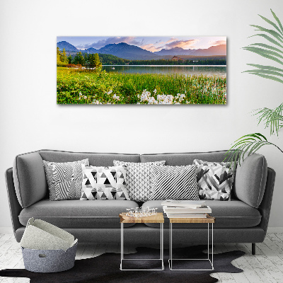 Tableau photo sur toile Lac dans les montagnes