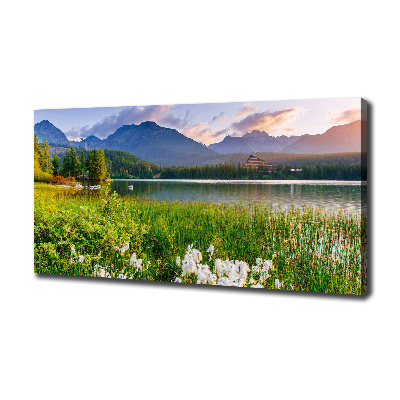 Tableau photo sur toile Lac dans les montagnes